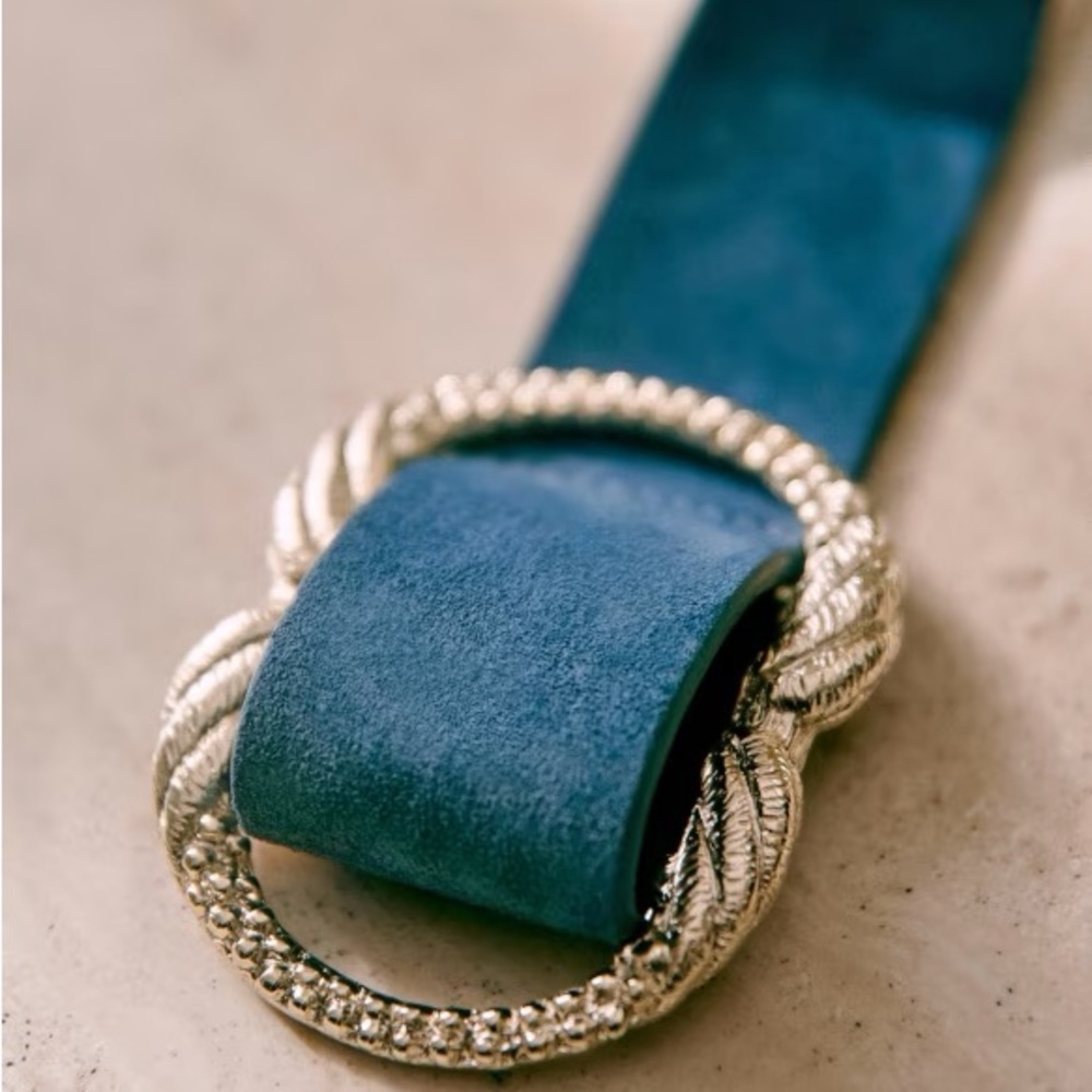 ISO: Sezane Artemis Belt in blue denim